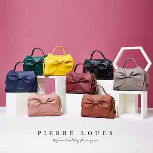 Pierre Loues <b>Bow</b> Boston Bag <b>Large</b> Capacity Women's Handbag Everyday Use - Product Image 4