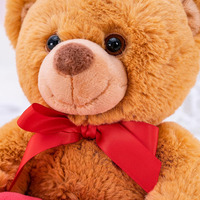 A673 Ours en peluche tenant un coeur d'amour en peluche je t'aime maman cadeau Saint Valentin copines bébé jouet en peluche logo ours en peluche