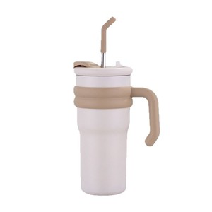 Summer Insulated Mini Ice Cup With Straw Portable Travel Drink Cup Cartoon Style For Home Office Car Use - Product Image 3