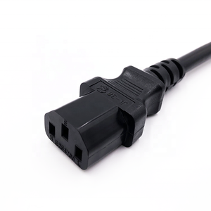 Prise d'alimentation d'ordinateur de type américain 110v <span class=keywords><strong>Nema</strong></span> 5-15 Usa 3 Pin Male Electrical Plug to Female Iec C13 - Product Image 4