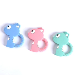 <span class=keywords><strong>Mordedor</strong></span> de Silicona No Tóxica para Bebés Recién Nacidos, Juguete Suave con Certificación CE, Reutilizable con Diseño de Animales para Niños - Product Image 4