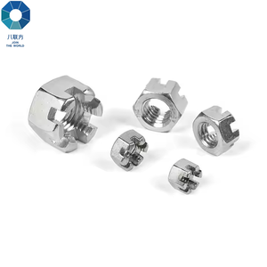 Tuerca almenada <span class=keywords><strong>de</strong></span> alta calidad DIN 935 Tuerca <span class=keywords><strong>de</strong></span> Castillo hexagonal chapada en zinc - Product Image 4