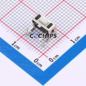 BX-TS-26-3643ZJ Tactile Switch Through hole,3x6mm Switch Single Pole Single Throw Rectangle Button 2.6N Through Hole - Product Image 1