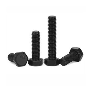 12.9 Grade Blackened Hex <b>Bolt</b> M12 M14 <b>M16</b> DIN 933High Strength for Automotive Chassis Engine Mount Assembly - Product Image 1