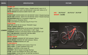 最优惠的价格大质量12速自行车29 "/27.5" 碳山地车 - Product Image 6