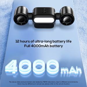 Ventilador Doble para Auto MEMO G12 Ajustable de 4000mAh con Luz LED, Accesorios Electrónicos para Vehículos - Product Image 5