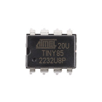 Microcontrolador AVR de 8 bits ATTINY85-20PU PDIP-8, Componentes Electrónicos Hechos en China