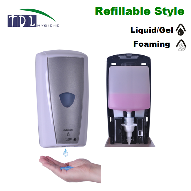 foaming soap dispenser clear