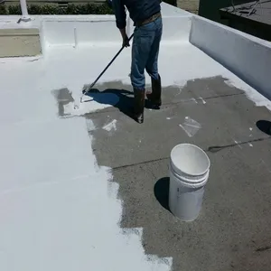 Peinture imperméable de bâtiment Revêtement imperméable blanc pour toiture Revêtement imperméable en polyuréthane PU