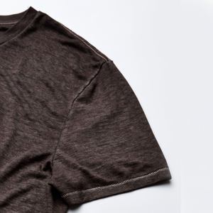 เสื้อยืดคอกลมสำหรับผู้ชายผ้าฝ้าย100% 230gsm ไซส์ใหญ่พิเศษเปิดไหล่ตกพิมพ์โลโก้ตามสั่งสีดำขาว - Product Image 1