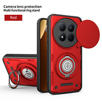 Étui de téléphone élégant en acrylique compatible avec Redmi Note 15 Pro Plus, support magnétique rotatif, résistant aux chutes