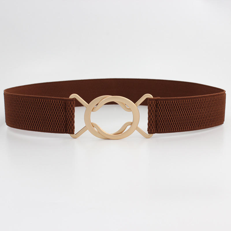 4cm Classic New Fashion Wide Elastic Belt Adult Casual