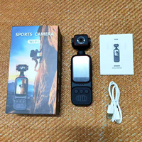 Caméra de poche 1080P 30FPS, caméra vidéo pour vlog, stabilisateur de caméra portable, objectif manuel, caméra numérique portable