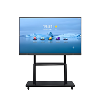 BOE 3840x2160 Écran intelligent et accessoires 4k Tableau blanc interactif de 65 pouces, machine tout-en-un interactive pour l'école de classe