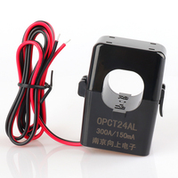 OPCT24AL 200A/1A Sensor de corriente CTS de núcleo abierto 100mA 200A Abrazadera en transformador de corriente de núcleo dividido