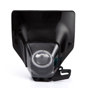 Phare de moto, adapté à la modification du phare LED « Ghost Face » Husqvarna, capot avant de moto tout-terrain - Product Image 5