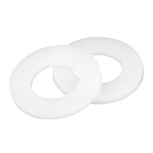 10 pièces/sac blanc Nylon mince <span class=keywords><strong>rondelle</strong></span> plate M1.4 M2 M3 M5 M6 M8 M12 plastique caoutchouc bague d'étanchéité joint de cale - Product Image 5
