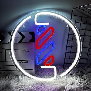 Letrero LED de Neón para Barbería y Salón de Belleza, Decoración de Pared, Alimentación por USB, Exhibición de Logotipo para Tiendas y Centros Comerciales, Multicolor, Resistente al Agua IPX3 - Product Image 2