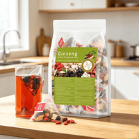 LUMIFLORA Sachets de poudre de dattes rouges, baies de goji et maca, Thé aux neuf trésors au ginseng de qualité supérieure, 5g*30 unités, Durée de conservation de 18 mois