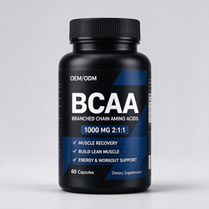 Cápsulas de BCAA OEM ODM, Aminoácidos de Cadena Ramificada 1000 mg 2:1:1, Suplemento Dietético para la Recuperación Muscular y el Apoyo al Entrenamiento - Product Image 1