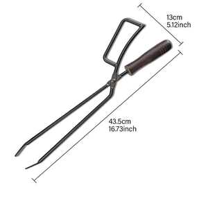 <span class=keywords><strong>Pince</strong></span> à charbon de <span class=keywords><strong>bois</strong></span> en fer pour camping en plein air, cisailles pour feu de camp, barbecue, <span class=keywords><strong>bois</strong></span> de chauffage, accessoires pour ensembles de cheminée - Product Image 3
