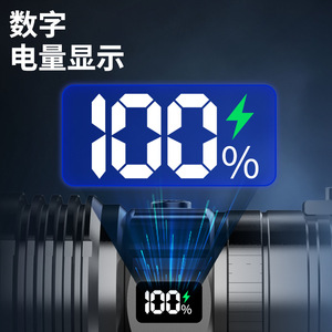 Fishing <b>Light</b> 10000Lm <b>Rechargeable</b> Blue Led Aluminum Alloy Dimmable For Outdoor <b>Night</b> Fishing - Product Image 3