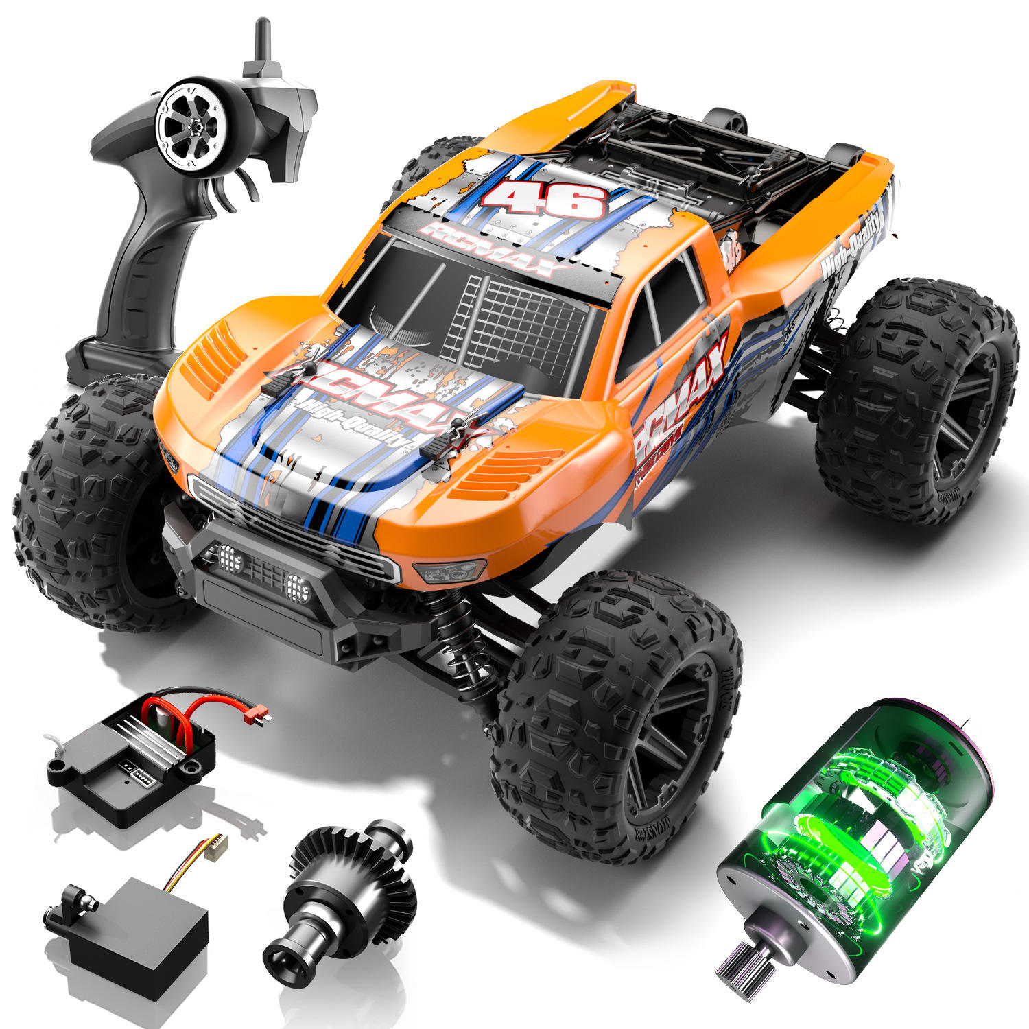 SMRC-8619-orange (batterie 1500 mAh)