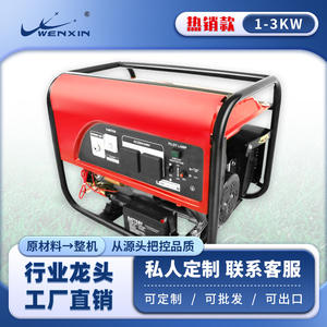 Generador de Gasolina Wenxin de 5kW, Refrigerado por Aire, Monofásico y Trifásico, para Uso en Exteriores, WX-5500C, 110/220V, 50/60Hz - Product Image 2