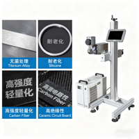 Machine de marquage laser UV à fibre CO2 volante Zhongbo 1000W, haute précision, refroidissement par eau, automatique, 20-120 pièces/min, cartons