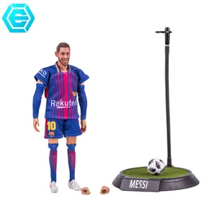 Số 10 Leo Cầu Thủ Bóng Đá PVC Đồ Chơi Lionel Messi 1/6 Hành Động Hình