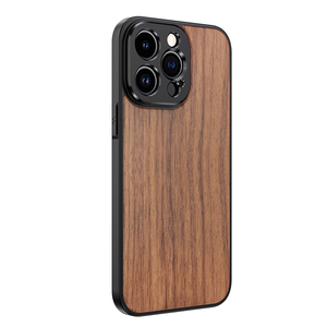 Fundas Personalizadas para Teléfono Móvil GiAi para iPhone 14/15 Pro Max, Nuevo Diseño de Patrón Espiral de Grano de Madera, Electrochapado, Lente para Teléfono Celular - Product Image 5