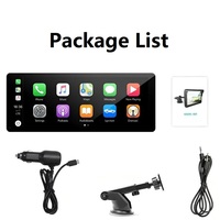 Vente en gros d'usine, écran tactile multimédia universel 10,26 pouces IPS sans fil Carplay Android Auto MP5, GPS de voiture, 1 an de garantie, AUX
