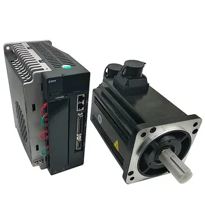 130mm çerçeve boyutu 220/380VAV tek/üç fazlı 2.2KW 2000RPM 9.55N.m AC servo motor