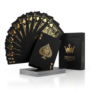 Cartes professionnelles personnalisées en PVC vierge <span class=keywords><strong>avec</strong></span> impression sur mesure, <span class=keywords><strong>avec</strong></span> boîte, jeu de cartes à jouer type <span class=keywords><strong>poker</strong></span>, vente en gros - Product Image 1