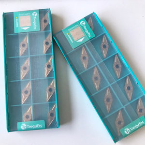 Plaquettes de tournage CNC en carbure VNMG 160408 EM TT9080 Taegutec, revêtement PCD/PCBN, HRC45, outils de tournage externes, stock OEM - Product Image 2