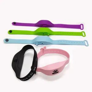 Colorful Custom Logo Silicone Wrist Strap Bands Wristband with Can Put Small Bottles