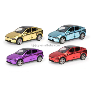 Modèle réduit JY 1:32 en métal moulé sous pression pour voiture Model <span class=keywords><strong>Y</strong></span> avec son et lumière, 6 portes ouvrables, jouet en matériaux écologiques - Product Image 1