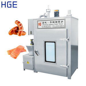 Four à fumage électrique industriel CE LTSS <span class=keywords><strong>pour</strong></span> saucisses, poisson, viande et poulet - Automatique, capacité 100 kg - Product Image 1