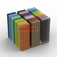 BEBRICKS Série de pièces de construction 3029 Plaque 4x12 Blocs de construction Jouet Pièce de base MOC Ensemble de plaques pour garçons et filles Créer