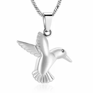 Hummingbird Urn Necklaces Cremation Jewelry for Ashes Keepsake Memorial Pendant for Women Men for Ashes