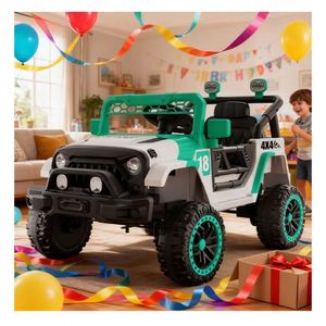 Auto Eléctrico para Niños con Batería, Música, Luces LED y Control Remoto para Niños de 2 a 4 Años, Diversión de Aventura al Aire Libre de Plástico - Product Image 3