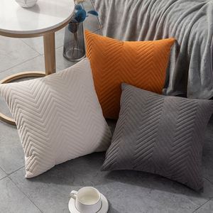 Funda de Almohada de Terciopelo Casual para el Hogar, sin Relleno, para Artículos Promocionales de Fiesta - Funda de Cojín para Sofá - Product Image 4
