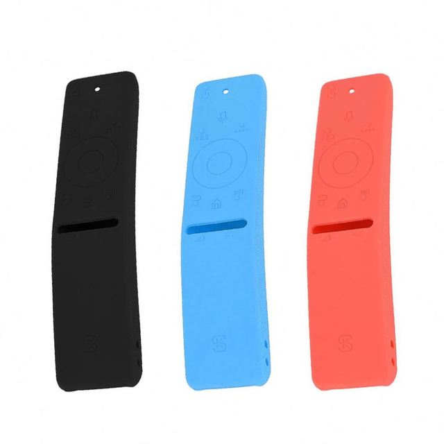 Anti-drop Durable Remote Control Cases Silicone Remote Control Cover for Samsung Smart LCD TV Remote Shockproof Case UA55KU6300J