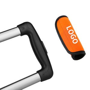 Poignées rembourrées réglables en néoprène avec impression de logo personnalisée en sérigraphie pour valises de voyage et housses promotionnelles d'entreprise - Product Image 1