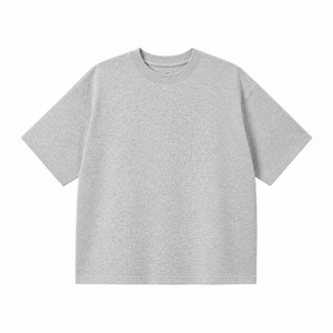 Custom 270G Heavyweight 96%+ Cotton T Shirt OEM ODM Oversized Unisex Crew Neck Blank Short Sleeve <b>Tee</b> with Logo - Product Image 5