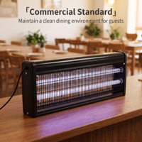 Lampe anti-insectes électrique, tue-mouches/moustiques, matériau ABS, haute efficacité, durée de vie de 9000 heures, pour usage commercial