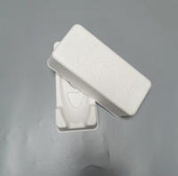 Boîte blanche pressée à froid de haute qualité, recyclable, biodégradable et respectueuse de l'environnement avec insert