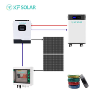 Sistem Penyimpanan Energi Rumah Hibrida KF Solar Split Stackable 15KW dengan Baterai LiFePO4 dan Inverter untuk Panel Surya
