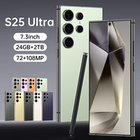 Nuevo Teléfono Original S25 Ultra 2025 con Lápiz Óptico, 5G LTE HD, 108MP, 16GB+1TB, Pantalla OLED de 7.3 Pulgadas, 120Hz, Doble SIM, Versión Global