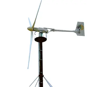 Horizontal Axis Wind Generator 10KW Wind Turbine with on / Off Grid On/off Grid System, Wind Solar Hybrid System 3 Years,2 Years